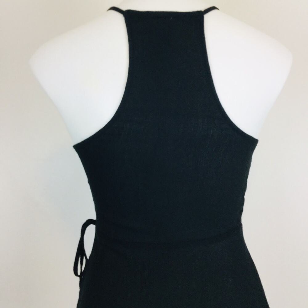 Mossimo Black Faux Wrap Ruffled Dress - Picture 7 of 9